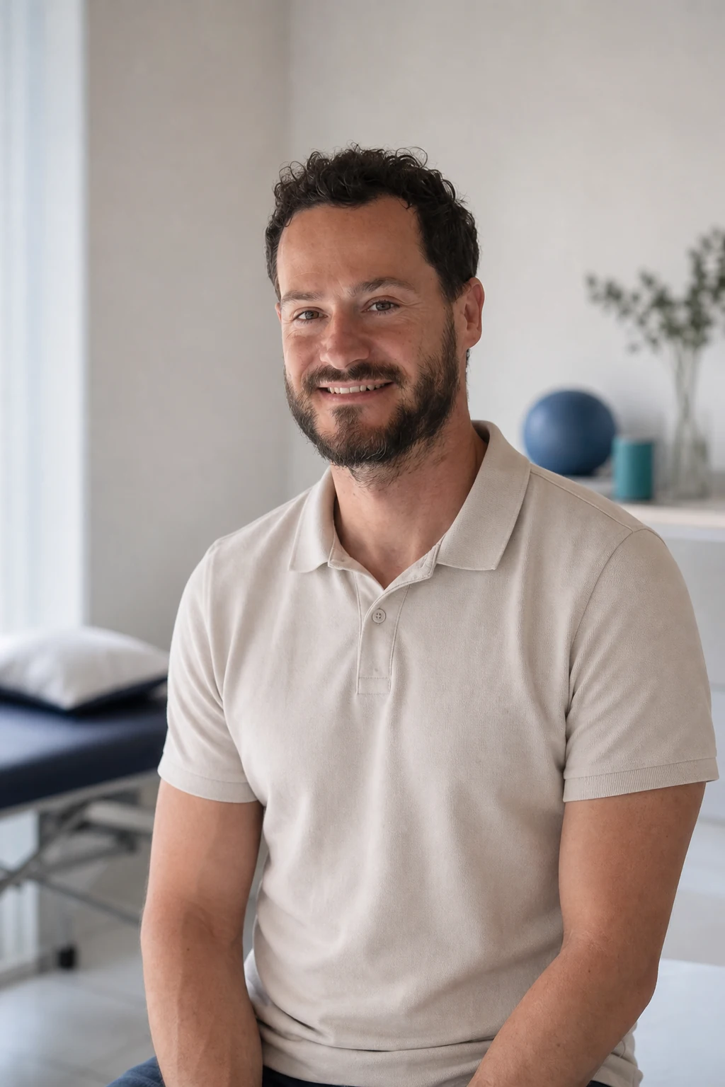 Tino Both in seiner Praxis für Neuroathletik und Angewandte Neurofunktion in Vilshofen